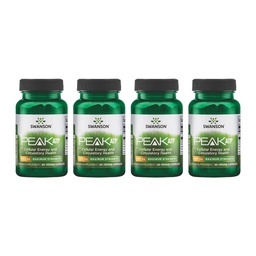 Swanson pico de força máxima Suplemento ATP-Natural Promovendo suporte de energia celular-suporta desempenho físico e promove o suporte de fluxo de sangue saudável-(30 Veggie Cápsulas, 400mg cada) 4 Pack