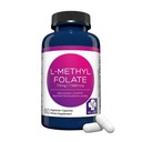 Vida MD L-Metilfolato 7,5 mg Suplemento - Professional-Grade Active L Suplemento de Metilfolato - 60 Cápsulas - L-Metilfolato 7,5mg - Máxima Potência MTHFR W/Essencial Aminoácidos