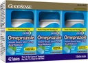 GoodSense Omeprazol Atrasado Libertação Comprimidos Revestidos 20 mg, Cool Mint, Trata Azia Frequente, Redutor de Ácido, Medicina da Azia, 42 Contagem