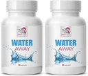 Balanceamento de água de ervas - ÁGUA AWAY - suplemento de suporte diurético, apoio natural, equilíbrio de água, cápsulas diuréticas naturais, suporte de ervas, suplemento de água de bem-estar, diurético natural 2 Bot 120 Caps