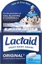 Lactaid Lactase Enzima Caplets Original - 120 Caplets, Embalagem de 6