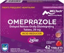 Rite Aid Omeprazol Atrasado Libertação oral desintegrando comprimidos, morango sabor, 20 mg - 42 contagem, redutor de ácido e alívio da azia