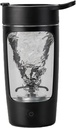 Garrafa elétrica Shaker, Blender Garrafas para Misturas de Proteínas, Tritan, BPA Copo de Misturador Portátil, Copos de Agitação Recarregáveis e Shakes de Substituição de Refeição, 22 oz (preto)