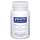 Encapsulamentos puros Enzimas Digestivas Ultra - Enzima Digestiva Vegetariana Suplemento para apoiar a Digestão de Proteínas, Carb, Fibra e Lacticínios* - 180 Cápsulas