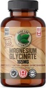 Cápsulas de Magnésio Suplemento, 120 Count, 165mg capusles, 495mg por porção, Gluten Free, Made in Canada