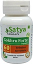 Cápsulas de Gokhru Forte 500 mg. 60 Veg. Cápsula de Gokharu (Tribulus Terrestris) Extrair Cápsulas para Homens e Mulheres