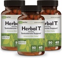 DailyNutra Herbal T Suplemento de Fórmula de Saúde para Endurance, Vitalidade e Envelhecimento Saudável - com KSM-66 Ashwagandha, Tongkat Ali, Tribulus, Eleuthero, & Horny Goat Weed (3-Pack)