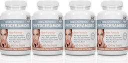Fitoceramidas Fitoceramidas Arroz Baseado em Biotina Vitamina A C D e E, 4 Bottle Pack 40mg