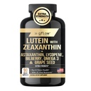 Suplementos Lutein e Zeaxantina - Vitaminas Oculares Avançadas com Astaxantina, Ómega 3, Resveratrol, Bilberry, Licopeno, Quercetin, Ginkgo Biloba, Vitamina D Visão de Saúde