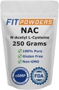 Pó de NAC N-Acetil L-Cysteine Pó Scoop Incluído (250 gramas)