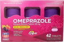 Rite Aid Acid Redutor Omeprazol Comprimidos de libertação tardia - 20 mg, 3 garrafas, 14 contagem cada (42 contagem total), sabor de hortelã, alívio da azia, Medicina da azia, trata azia freqüente