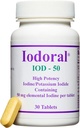 Optimox Iodoral 50 mg Suplemento - Comprimidos de iodeto de potássio, Iodo de alta potência, Suplementos para suporte à tireóide, Solução de iodo de Lugol - 30 Contagem