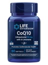 Extensão de vida Super-Absorvível CoQ10 (Ubiquinona) com d-Limonene, Suplemento de Saúde do Coração, alivia Fadiga Geral, Defesa de Estresse Oxidativo, 50 mg, Não-GMO, Gluten-Free, 60 softgels