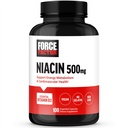 Forçar Fator Niacin Vitamina B3 para apoiar energia celular e saúde cardiovascular, Niacin 500mg Suplemento Coração-Saúde, Vegan, Sem Gelatina, Não-GMO, 100 Cápsulas Vegetais