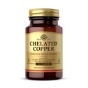 Solgar Quelated Copper, 100 Comprimidos - Essencial para Formação de Colágeno - Formulário altamente biodisponível - Suporta tecido conectivo - Não-GMO, Vegan, Gluten Free, Leite Livre, Kosher - 100 Servings