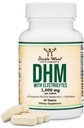 Comprimidos DHM1000 Dihydromyricetin (DHM) - Suplemento DHM mais poderoso no mercado - 1.000mg (30 Contagem) Melhorado com Eletrólitos para Hidratação e Suporte de Fígado por madeira dupla