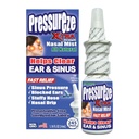 Pressureze Xtra - Natural- Preservative Free - Sterile Nasal Spray - para alívio grave do congestão do sinus - abre canais de ouvido bloqueado, ronco - 245 Sprays, 34 ml (Pacote de 1)
