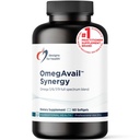 Designs para Saúde OmegAvail Synergy - Complexo Ómega para Adultos - Ómega 3-6-7-9 Ácidos Gordos de Boragem e Óleo de Macadamia + Óleo de Peixe Triglicérido (TG) com DHA e EPA (60 Softgels)