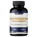 Gade Nutrition Suplementos Ashwagandha - Força extra, Ashwagandha cápsulas em pó com pimenta preta, humor natural, foco e suplemento de suporte energético, 120 cápsulas vegetativas, EUA Made