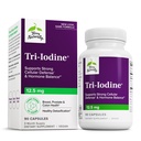 Terry Naturalmente Tri-Iodina - Apoiar a saúde da tireóide - Equilíbrio Hormônio da Aids com Iodo Molecular da Kelp - Características Iodeto de potássio e Iodeto de sódio - Cérebro & Suporte Energia - 12.5mg, 90 Cápsulas