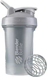 BlenderBottle Classic V2 Shaker garrafa perfeita para batidos de proteína e pré-treino, 20-onça, Pebble Grey