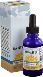 Iodo nasal suplemento orgânico diário de saúde alta potência 2% concentrado líquido gotas de iodo apoia energia e metabolismo (1 oz/30ml)