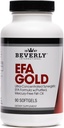 Beverly International EFA Gold, 90 Cápsulas Softgel. Alta potência Omega-3s EPA e DHA + Ómega 6&9 ácidos gordos. Combinação Peixe, Sementes de Linho e Óleo de Boragem.