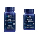 Extensão de vida Super R-Lipoic Acid 240mg e Acetil-L-Carnitina 100 Cápsulas - Energia Celular e Saúde do Cérebro