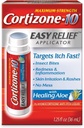 Cortizone 10 Easy Applcto Tamanho 1,25z Cortizone 10 Easy Relief Aplicator com cura Aloe 1,25 onças