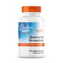 Dr's Best Quercetin Bromelain, Cápsula de suporte de imunidade, Coração, Sistema respiratório comum e saudável, Não-GMO, Vegan, Gluten Free, Soy Free, 180 VC