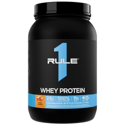 Regra 1 Whey Protein – 24g Fast-Acting Protein from All-Whey Sources with Naturalmente Occurring EAAs & BCAAs for Workout Recovery or Anytime Use (2 libras*, Salted Carmel)