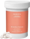 MOMOTARO APOTHECA Probióticos Orgânicos para Mulheres Vaginal e Suplemento Digestivo, 25 Bilhões UFC - Prebióticos & Lactobacillus Blend Supplements - Feminino Saudável Vaginal Odor & Flora - 30 Cápsulas
