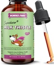 Wonder Paws Milk Thistle, suporte de fígado para cães, suporta função renal para animais de estimação, detox, suporte hepático, com óleo de salmão do Alasca selvagem & Curcumin, Omega 3 EPA & DHA (2 Oz)