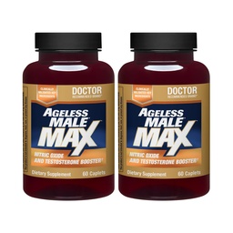 Idoso Masculino Max Total Testosterona Booster Suplemento para Homens, 120 Caplets