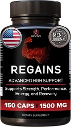 HGH Suplementos para homens e mulheres - Regains Natural crescimento muscular anabólico Construção e hormônio de crescimento humano para homens, construtor de músculos para homens, muscular recuperação pós-treino Suplemento, 150 pílulas de proteína