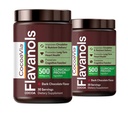 CocoaVia Cocoa Flavanols 500mg – Apoio ao coração e cérebro, Extrato de cacau de alto Flavanol, Boosts óxido nítrico, circulação de sangue e memória, Pré-treino, Vegan, Sem glúten, Chocolate escuro, 60-dia