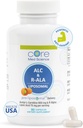 Core Med Science Liposomal ALC & R-ALA Suplemento Cápsulas - Acetil-L-Carnitina (900mg) & R-Alpha Lipoic Acid (75mg) - Promove Energia e Foco - Suporta Função Mental & Cognição de Memória (90 Contagem)