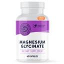 VIMERGY Glicinato de Magnésio – Stress Support – Quelated to Evitar Incomodação da Barriga*– Promove Saúde do Coração e Energia*– Kosher, Vegan Gluten-Free – 60 Caps