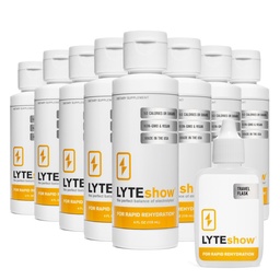 Suplemento de eletrólito sem açúcar de LyteLine para hidratação - Apoio imunológico - Pacote de 8, 320 Servings - Keto Friendly - Zinco, Magnésio para rápida reidratação, Exercício, Recuperação muscular, Energia - Vegan