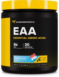 Primaforce EAA Powder (30 Servings, Rocket Pop Flavor) - Aminoácidos essenciais para pré/intra treino e recuperação - Sem OGM e sem glúten