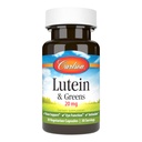 Carlson - Lutein & Greens, 20 mg, Vision Support & Eye Function, Antioxidante, 30 Cápsulas Vegetarianas
