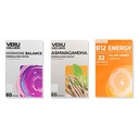 Veru Wellness Hormonal Balance Patch for Women Competite Bundle - Myo-Inositol & D-Chiro, Ashwagandha, B12 Energy - PMS Relief, Apoio Mensural, Estresse de Humor e Energia (2 meses)