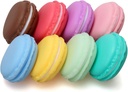 Caixa Macaron Coolrunner, caixa Macaron Mini, caixa de pílulas bonito Macaron, caixa de armazenamento de jóias colorido Macaron, caixa de armazenamento de forma Candy caixa de organizador bonito Pill Container(8PCS)