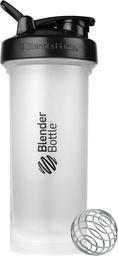 BlenderBottle Classic V2 Shaker garrafa perfeita para batidos de proteína e pré-treino, 45-onça, claro / preto