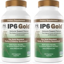 IP6 Internacional IP6 Fórmula de Suporte Imune Ouro - 240 ct (Pacote de 2)