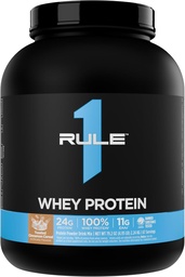 Regra 1 Whey Protein – 24g Fast-Acting Protein from All-Whey Sources with Naturalmente Occurring EAAs & BCAAs for Workout Recovery or Anytime Use (5 Libras*, Toasted Cinnamon Cereal)