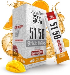 5% Nutrition Rich Piana 5150 Pacotes de pó pré-treino de alto Stim □ Energia Extrema, Foco, Bombas e Endurance