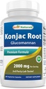 Melhor Natural Konjac Root 2000mg, 180 Contagem