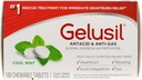 Comprimidos de Antiácido Gelusil e Anti Gás para alívio de Azia, Reflux Ácido, Bloating e Gás, Cool Mint - 100ct Blister Pack (Pacote de 2)