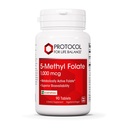PROTOCOLO PARA A VIDA BALANCE 5-Metilfolato 1.000mcg - Biodisponibilidade de folato de metilo superior - para suporte ao cérebro - Suplemento de folato para mulheres e homens - Kosher & Vegan - 90 Tabs